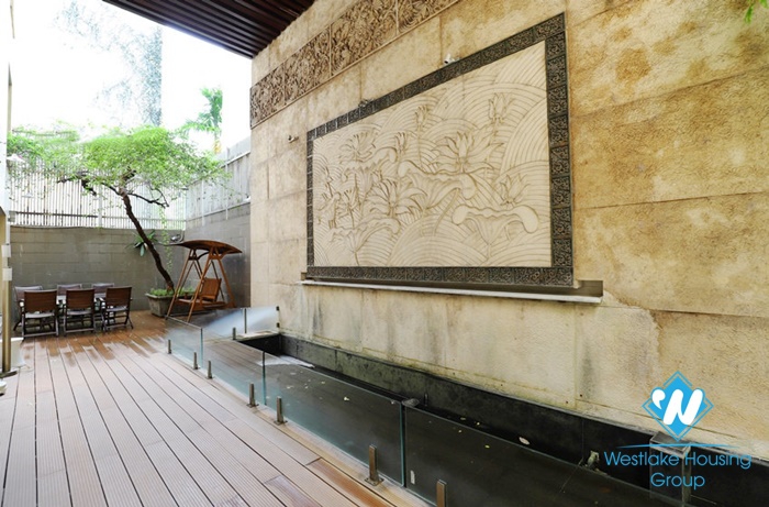 A stunning 4 bedroom villa for rent in Tay ho, Hanoi